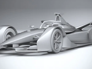 Formula E DS 2021 3D Model