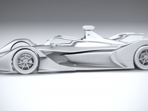 Formula E DS 2021 3D Model