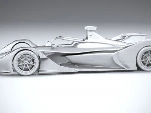 Formula E DS 2021 3D Model