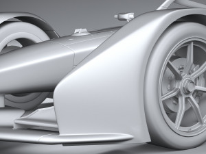 Formula E DS 2021 3D Model
