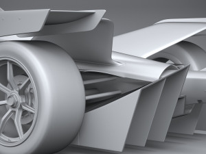 Formula E DS 2021 3D Model