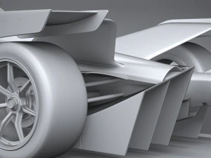 Formula E DS 2021 3D Model