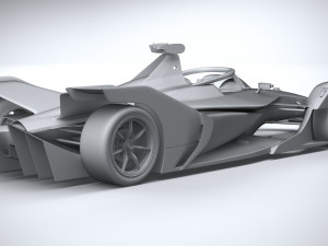 Formula E DS 2021 3D Model