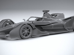 Formula E DS 2021 3D Model