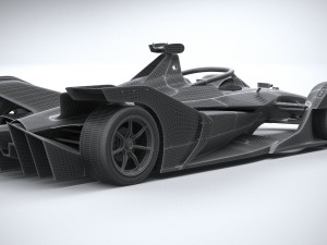 Formula E DS 2021 3D Model
