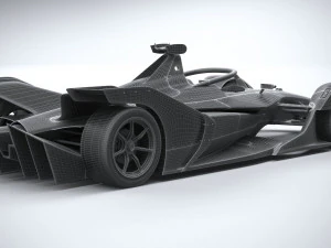 Formula E DS 2021 3D Model