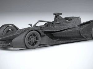 Formula E DS 2021 3D Model