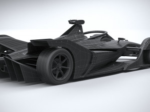 Formula E DS 2021 3D Model