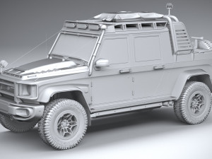 Offroad Adventure Car 2022 3D Model
