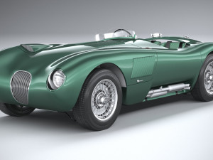 Jaguar C-type Continuation 2022 Modelo 3D