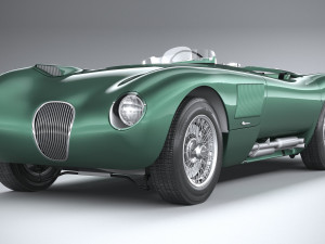 Jaguar C-type Continuation 2022 Modelo 3D