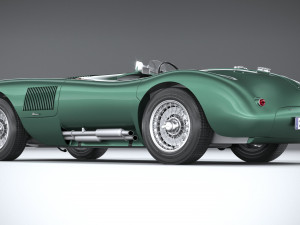Jaguar C-type Continuation 2022 Modelo 3D