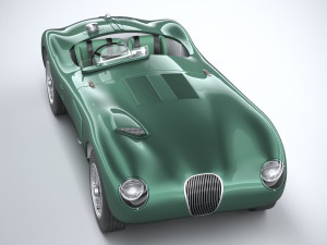Jaguar C-type Continuation 2022 Modelo 3D
