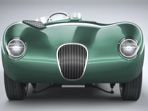 Jaguar C-type Continuation 2022 3D Model