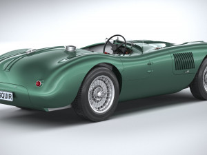Jaguar C-type Continuation 2022 Modelo 3D