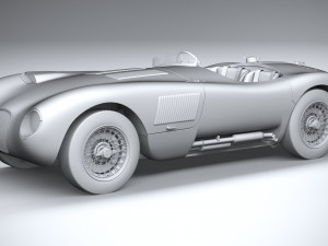 Jaguar C-type Continuation 2022 Modelo 3D