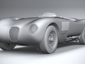 Jaguar C-type Continuation 2022 Modelo 3D