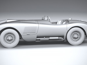 Jaguar C-type Continuation 2022 Modelo 3D