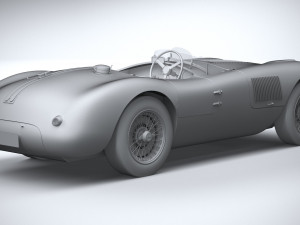 Jaguar C-type Continuation 2022 Modelo 3D