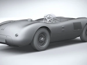 Jaguar C-type Continuation 2022 3D Model