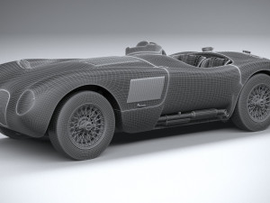 Jaguar C-type Continuation 2022 Modelo 3D