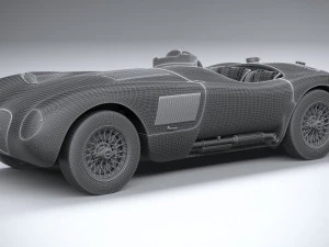 Jaguar C-type Continuation 2022 3D Model