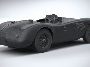 Jaguar C-type Continuation 2022 Modelo 3D