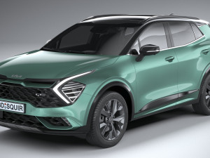 Kia Sportage GT-line 2022 Model 3D