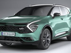 Kia Sportage GT-line 2022 Model 3D