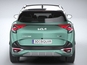 Kia Sportage GT-line 2022 Model 3D