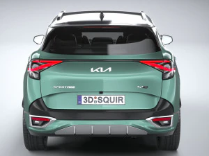 Kia Sportage GT-line 2022 3D Model