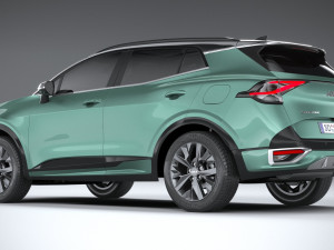 Kia Sportage GT-line 2022 Model 3D