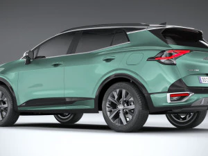Kia Sportage GT-line 2022 3D Model