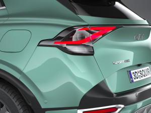 Kia Sportage GT-line 2022 Model 3D