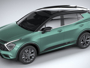 Kia Sportage GT-line 2022 Model 3D