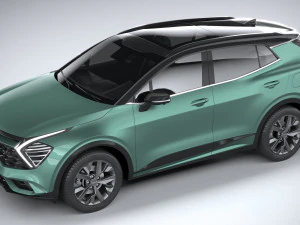 Kia Sportage GT-line 2022 3D Model