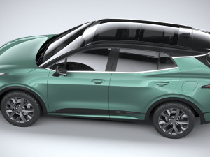 Kia Sportage GT-line 2022 Model 3D