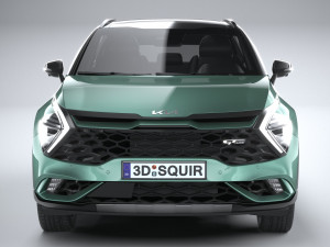 Kia Sportage GT-line 2022 Model 3D