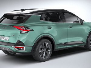 Kia Sportage GT-line 2022 Model 3D