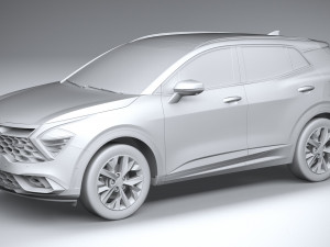 Kia Sportage GT-line 2022 Model 3D