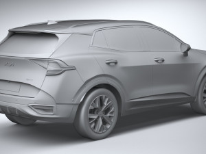 Kia Sportage GT-line 2022 Model 3D