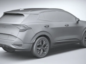 Kia Sportage GT-line 2022 3D Model