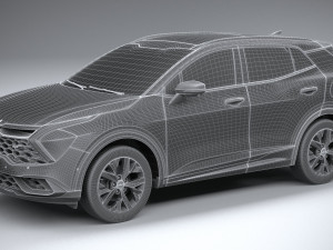 Kia Sportage GT-line 2022 Model 3D