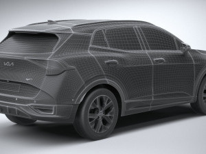 Kia Sportage GT-line 2022 Model 3D