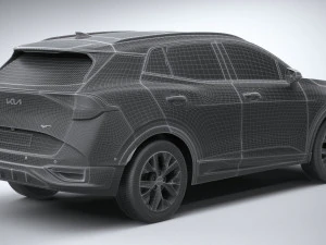 Kia Sportage GT-line 2022 3D Model