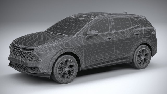 KIA Sportage 2023 3D Model in SUV 3DExport