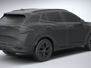 Kia Sportage GT-line 2022 Model 3D