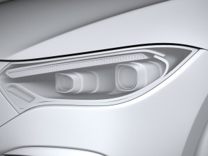 Mercedes-Benz EQE 2023 Model 3D
