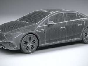 Mercedes-Benz EQE 2023 Model 3D