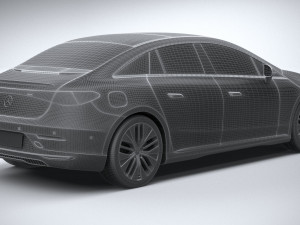 Mercedes-Benz EQE 2023 Model 3D